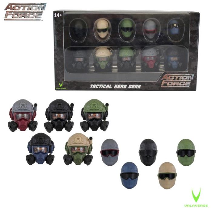 Action Force Tactical Head Gear 1/12 Scale Accessory Set