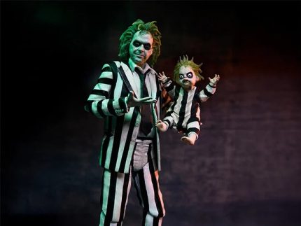 Beetlejuice Beetlejuice - Ultimate Striped Suit Beetlejuice Action Figure (Sub-Par Packaging)