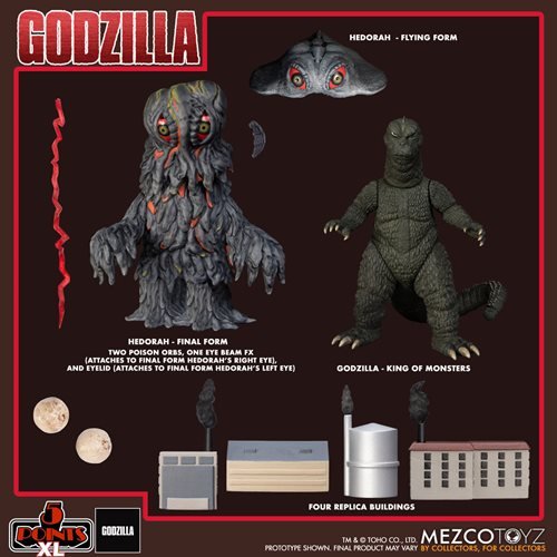 Godzilla vs Hedorah (1971) Three Figure Boxed Set