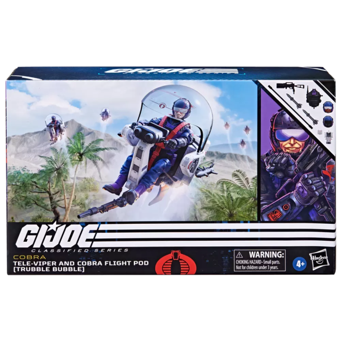 G.I. Joe Classified Series Tele-Viper & Cobra Flight Pod - Trubble Bubble - 79 (SubPar Packaging Box )