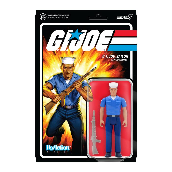 G.I. JOE WAVE 2 BLUESHIRT CLEAN LIGHT BROWN REACTION