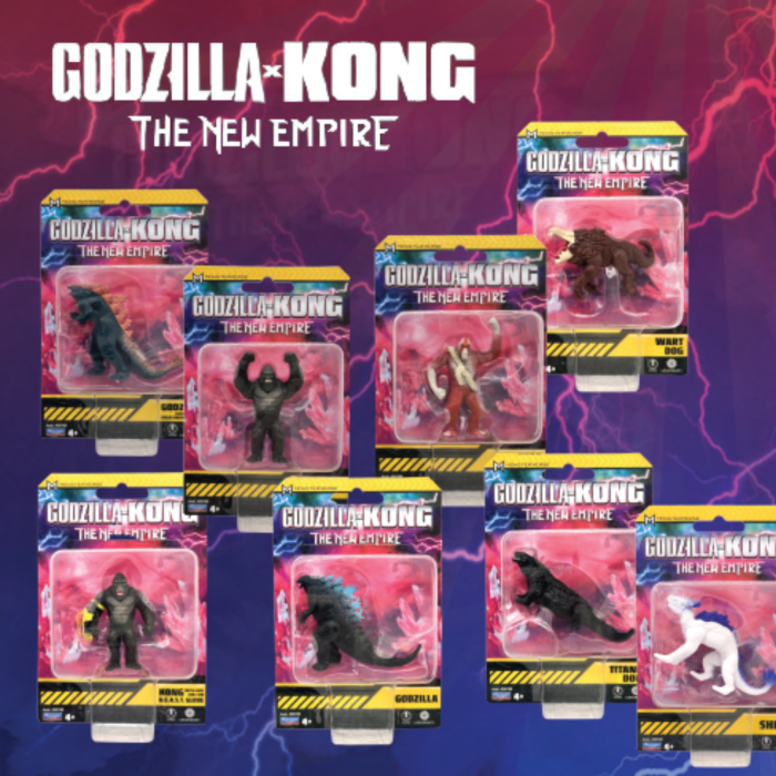 Godzilla X Kong - 2 inch - MINI MONSTERS