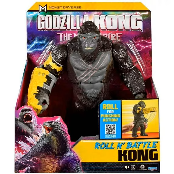 Godzilla King Of Monsters Monsterverse - 11” Giant Roll N' Battle Kong