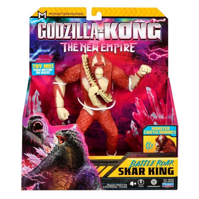 Godzilla x Kong: The New Empire Skar King Battle Roar Figure