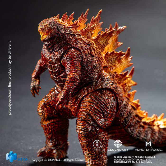 HIYA Exquisite Basic Series - Godzilla King of the Monsters - Burning Godzilla Action Figure