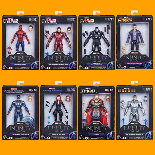 Hasbro - Marvel Legends - The Infinity Saga Wave Set of 8