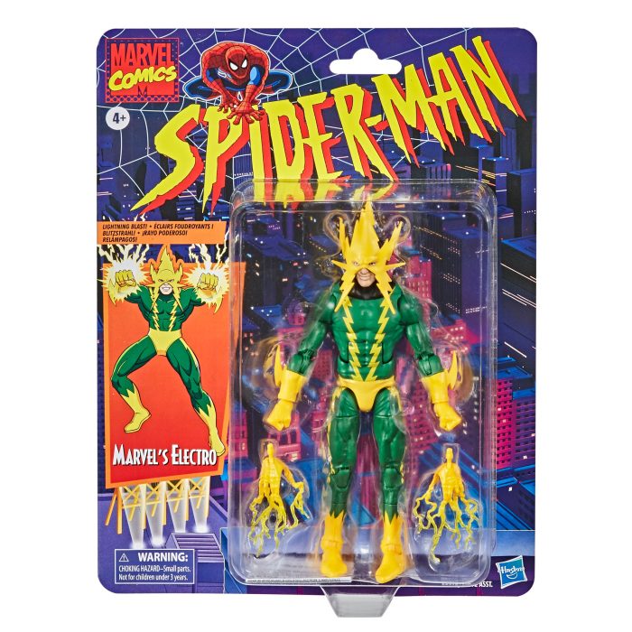 Hasbro Marvel Legends 6-inch Marvel’s Electro Retro Collection Figure - Reissue (Preorder Feb/Mar 2026)