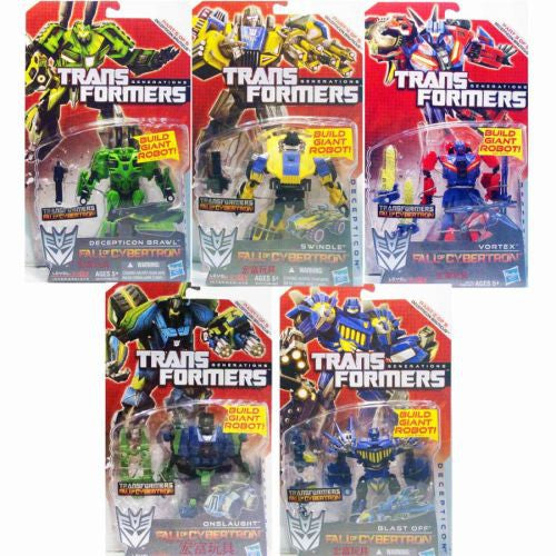 Hasbro TRANSFORMERS Fall Of Cybertron Bruticus 5 Set
