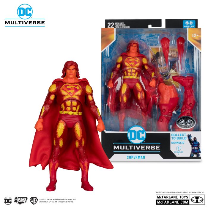 Justice League Task Force DC Multiverse Superman Action Figure - Collect to Build: Darkseid - Platinum / Chase