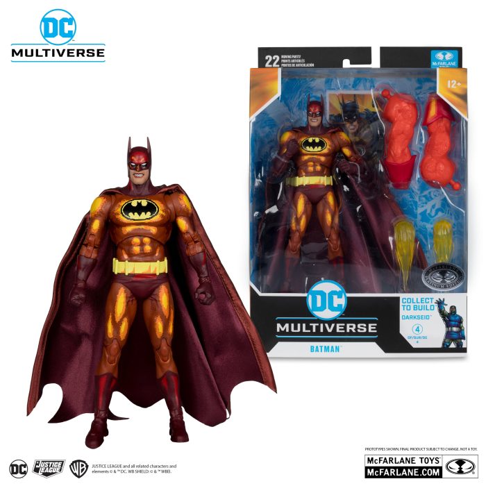 Justice League Task Force DC Multiverse Batman Action Figure - Collect to Build: Darkseid - Platinum / Chase