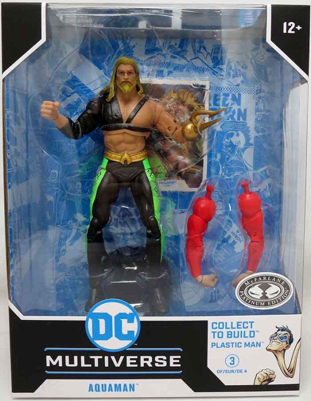 JLA DC Multiverse Aquaman - Plastic Man Baf - Chase / Platinum