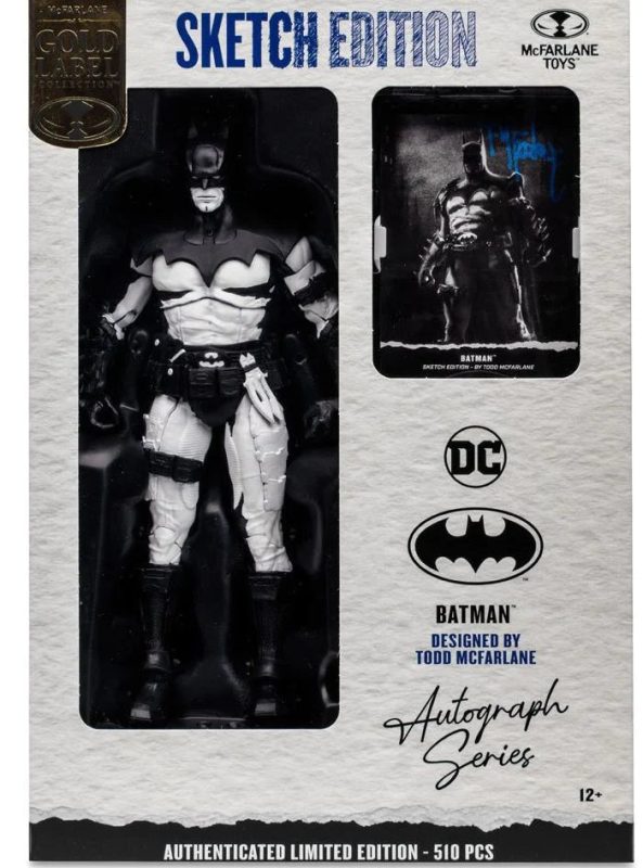 DC Multiverse Batman (Gold Label - Todd McFarlane - Sketch Edition) - Autograph