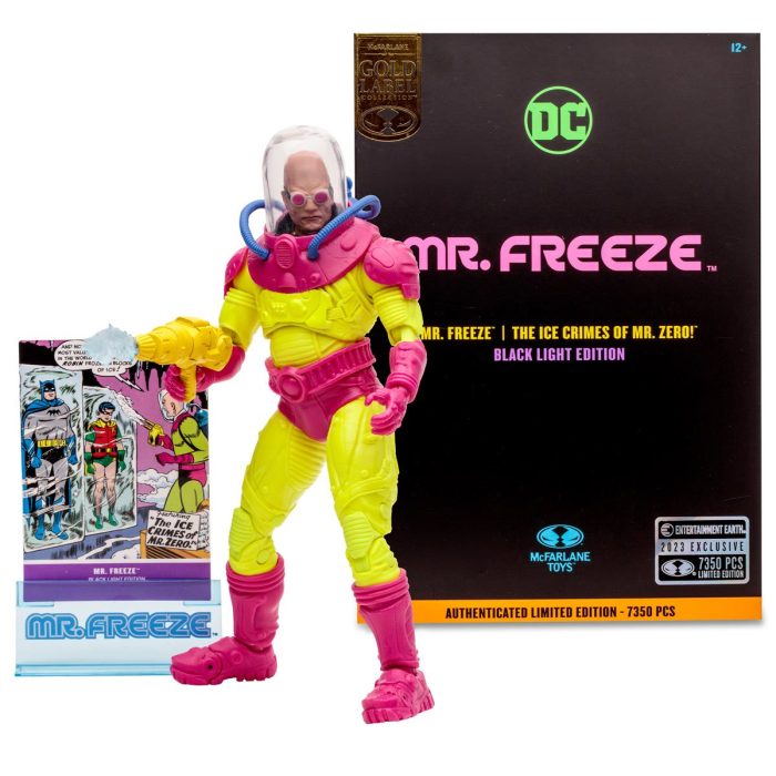Mr. Freeze Black Light Gold Label - Exclusive