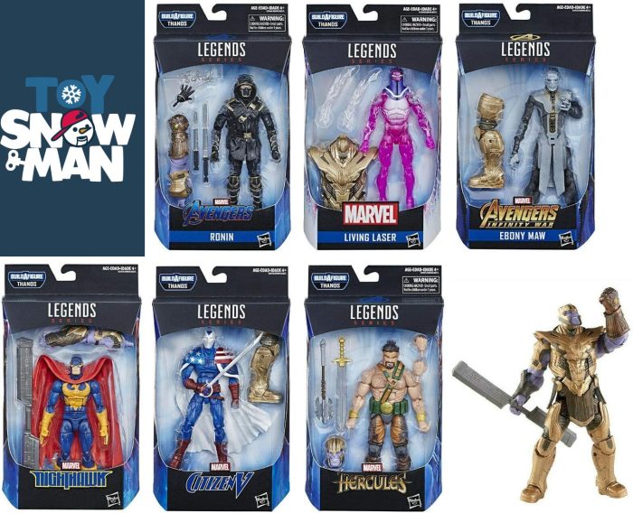 Marvel Legends  Avengers: Endgame  Wave 1 Set of 6 Figures (Thanos BAF)