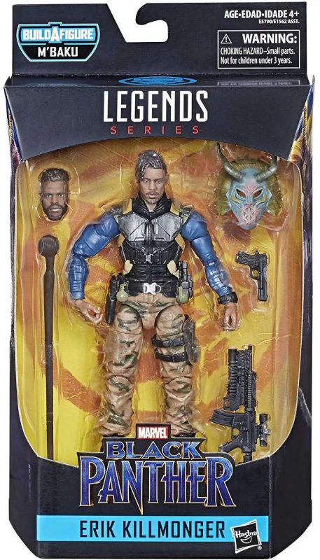 Marvel Legends - Black Panther  - M'Baku Series Erik Killmonger Action Figure [Military]