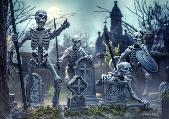 Mythic Legions - Graveyard Skeletons 4-pack