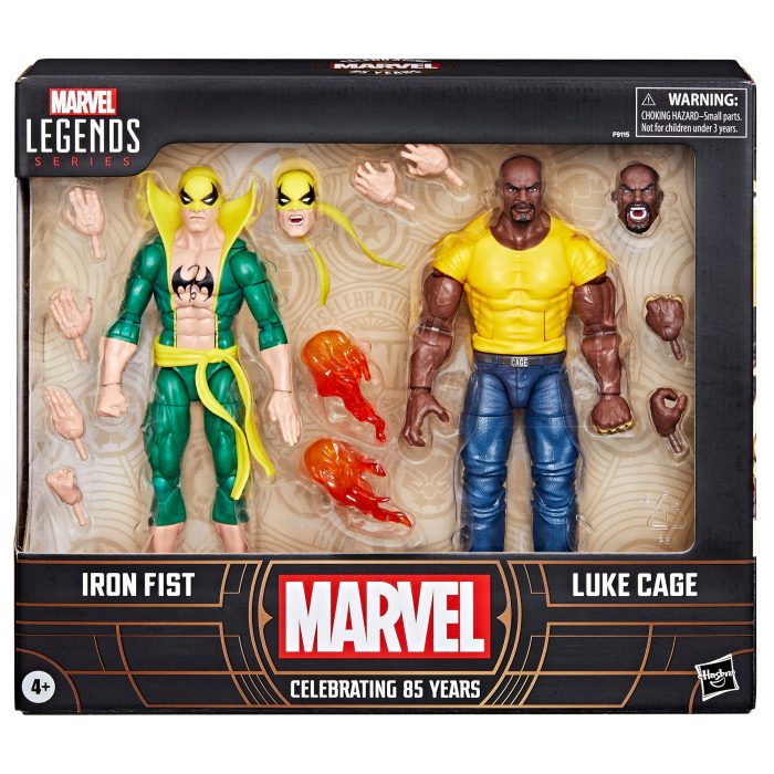 Marvel Legends Series Iron Fist and Luke Cage, Marvel 85th Anniversary