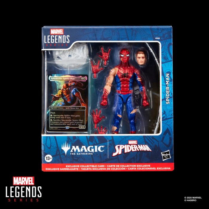 Marvel Legends Series Magic: The Gathering Battle-Damaged Spider-Man (Preorder Nov/Dec 2025)