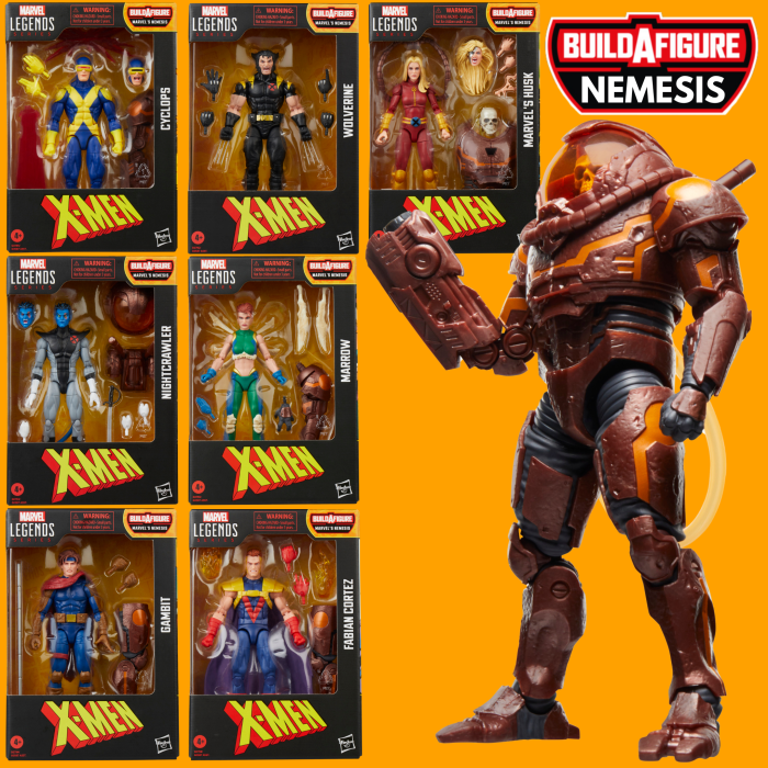 Marvel Legends Series X-Men Nemesis Build-A-Figure Wave COMPLETE SET OF 7