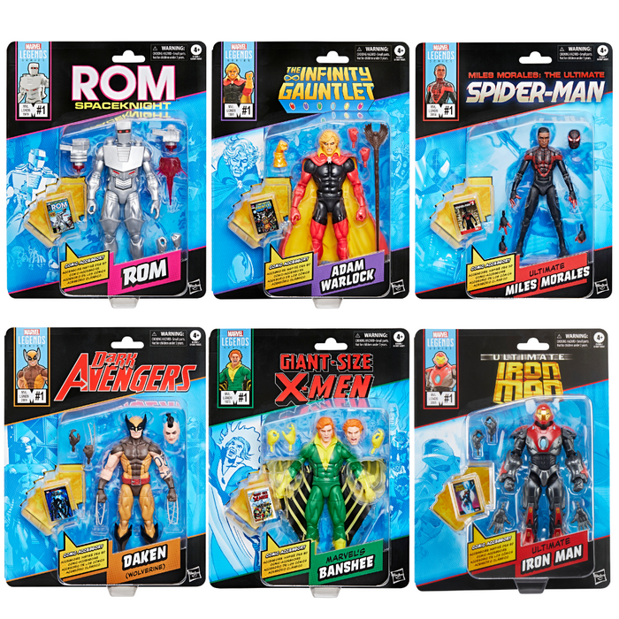 Marvel Legends Series Mini-Comics Wave 1 COMPLETE SET OF 6