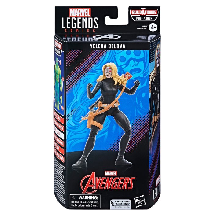 Marvel Legends Yelena Belova Black Widow - Puff Adder BAF