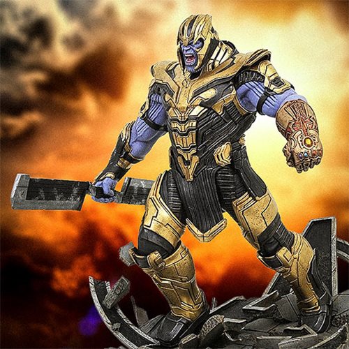 Marvel Milestones Avengers: Endgame Armored Thanos Resin Statue Numbered Exclusive  - Free Shipping
