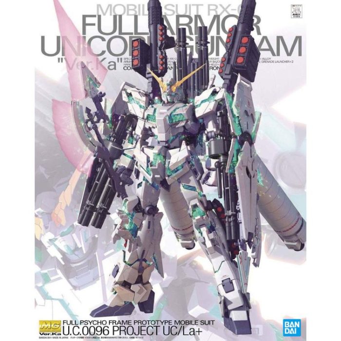 Mobile Suit Gundam Unicorn MG RX-0 Full Armor Unicorn Gundam (Ver.Ka) 1/100