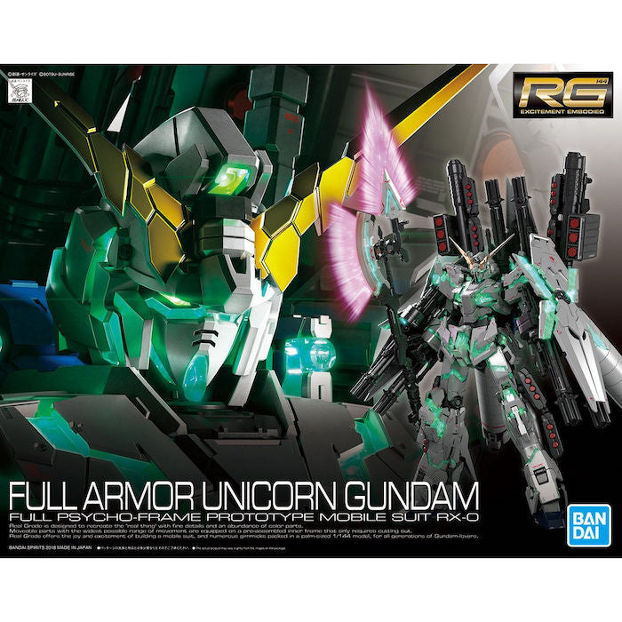 Mobile Suit Gundam Unicorn RG Full Armor Unicorn Gundam 1/144
