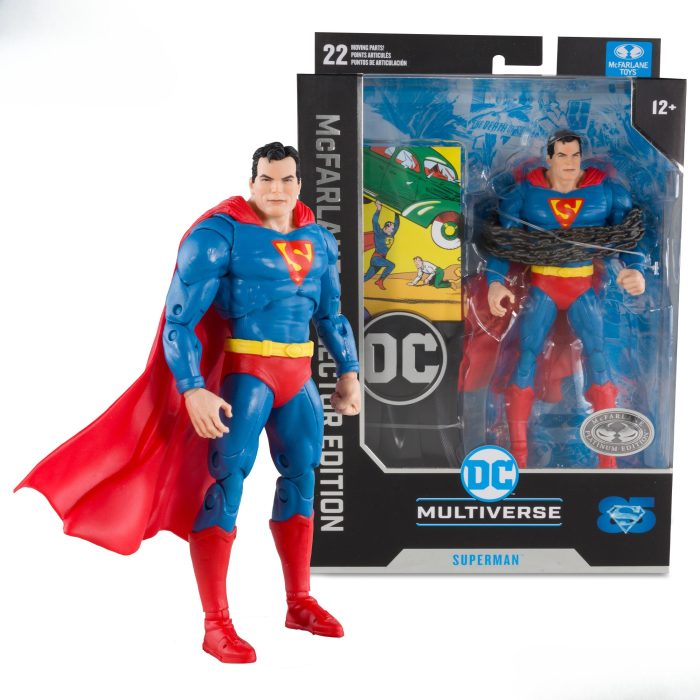 McFarlane Toys - Action Comics DC Multiverse Collector Edition Superman - Platinum / Chase