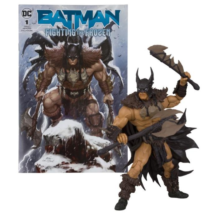 McFarlane Toys - Batman: Fighting the Frozen Page Punchers Batman 7 Figure with Comic