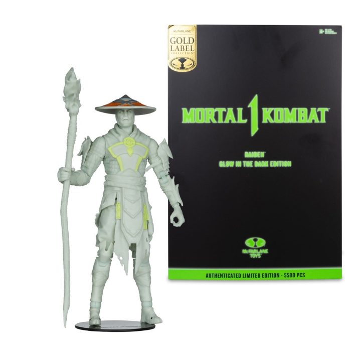 McFarlane Toys - Mortal Kombat - Raiden (Glow in the Dark Edition) - Exclusive
