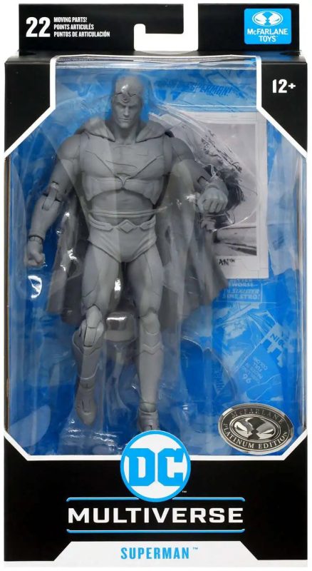 McFarlane Toys - DC Multiverse Superman Rebirth Action Figure Platinum Chase Variant