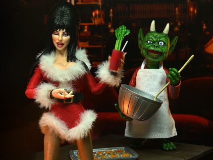 Neca - Elvira, Mistress of the Dark Elvira - Very Scary X-Mas Ver.) Deluxe Clothed