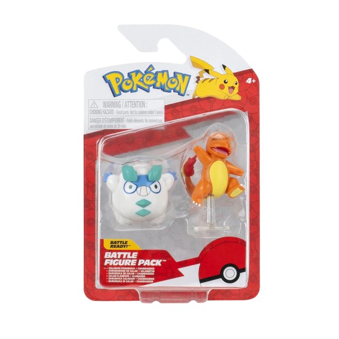 Pokémon - Battle Figure Pack - Galarian Darumaka + Charmander