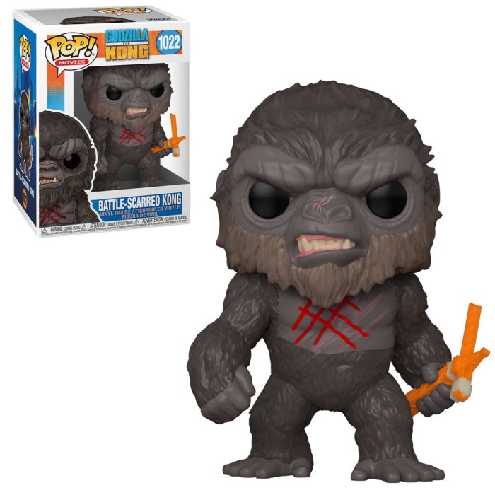 POP MOVIES GODZILLA VS KONG BATTLE SCARRED KONG #1022