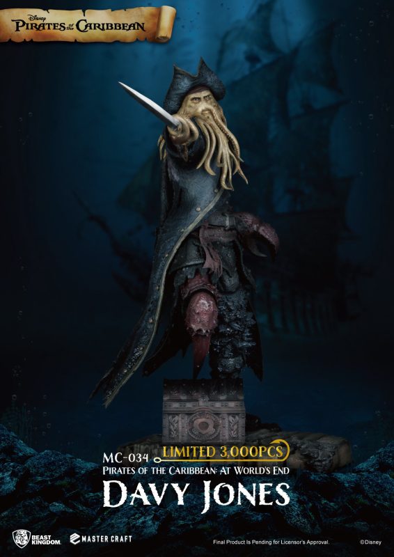 PIRATES O/T CARIBBEAN WORLDS END MC-034 DAVY JONES STATUE