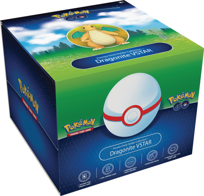 POKEMON - POKEMON GO TCG - PREMIER DECK HOLDER - DRAGONITE VSTAR