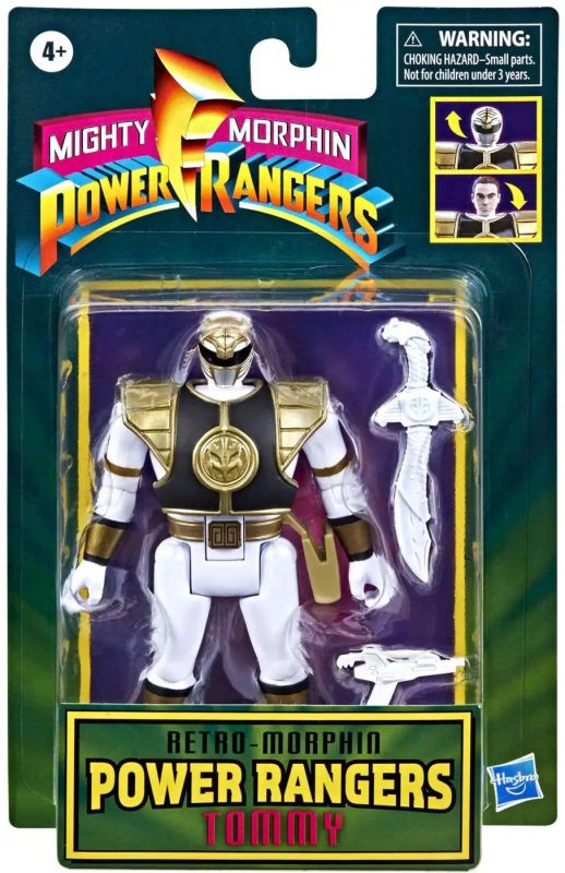 Power Rangers Mighty Morphin Retro-Morphin Tommy Action Figure [White Ranger]