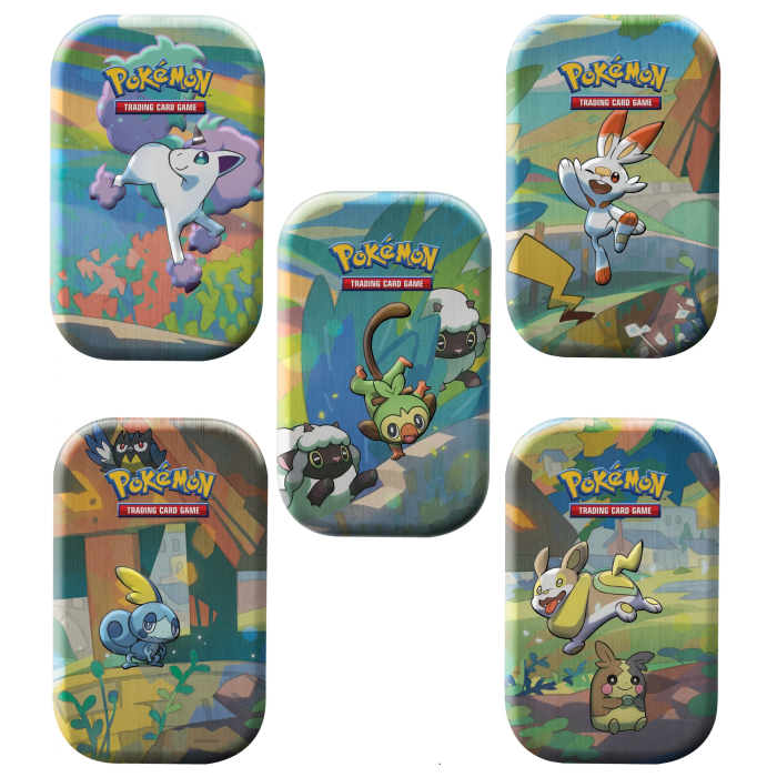 Pokémon TCG - Galar Pals Mini Tin - Full Set (5 Tins)