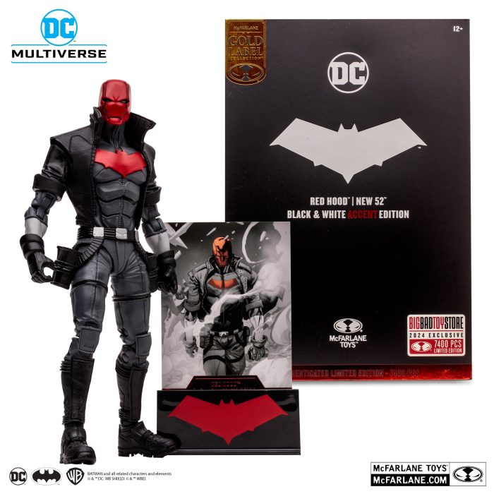 RED HOOD (NEW 52) BLACK & WHITE ACCENT EDITION GOLD LABEL