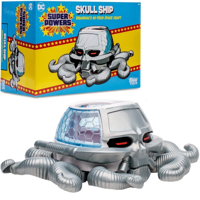 DC Super Powers Skull Ship Brainiac's Hi-Tech Space Craft Vehicle