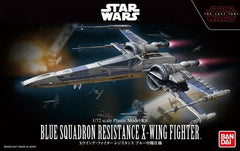 Star Wars Blue Squadron Resistance X-Wing Fighter (The Last Jedi) 1/72 Scale Model Kit