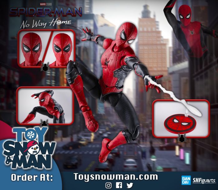 Spider-Man: No Way Home S.H.Figuarts Spider-Man (Upgraded Suit)