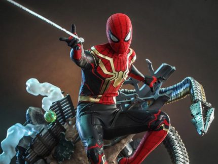 Spider-Man: No Way Home MMS624 Spider-Man (Integrated Suit) Deluxe 1/6th Scale Collectible Figure
