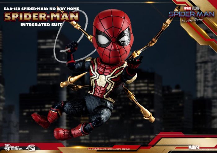 Spider-Man: No Way Home Egg Attack Action EAA-150 Spider-Man Integrated Suit