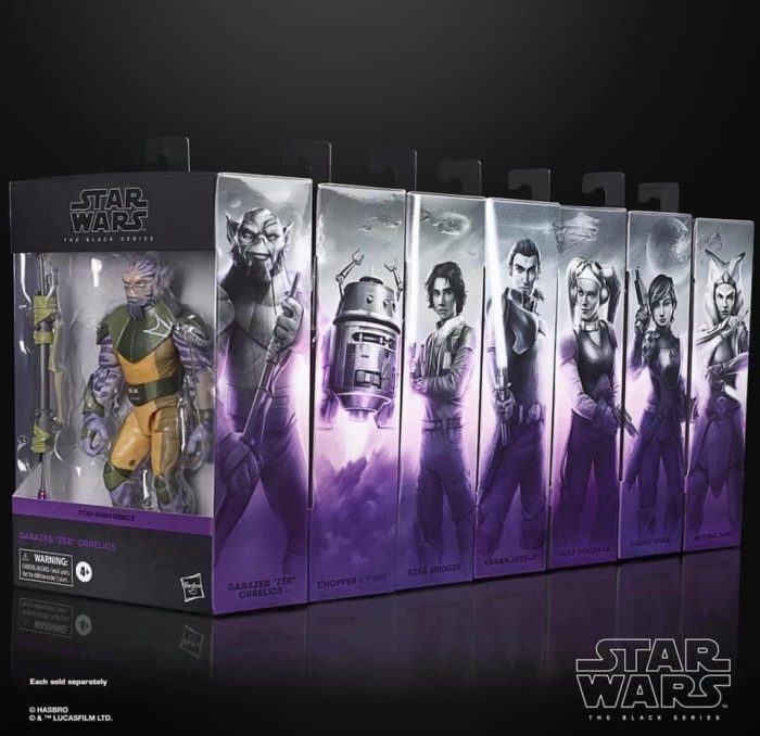 Star Wars: The Black Series 6 Rebels ( Ghost Crew set)