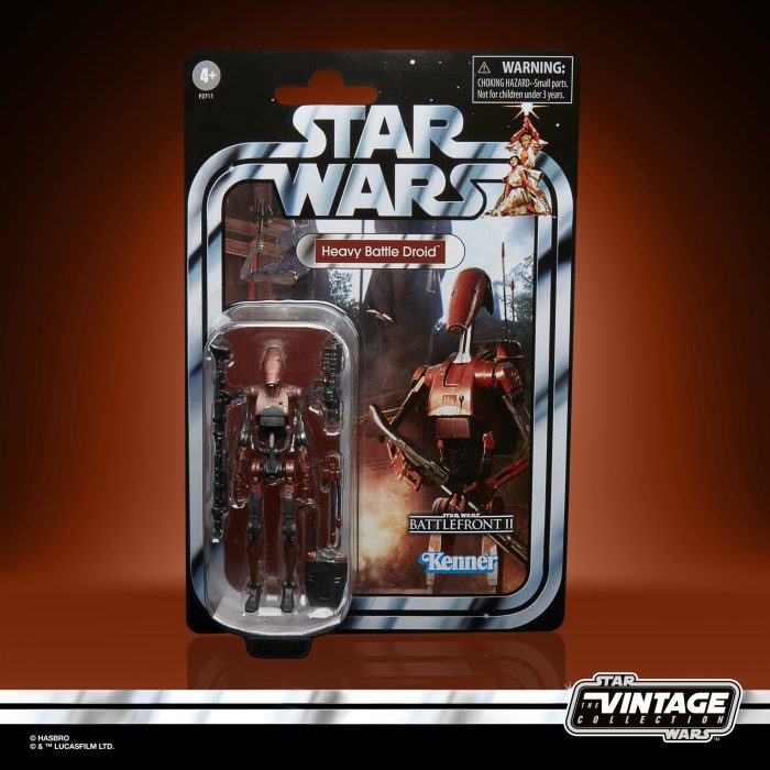 Star Wars The Vintage Collection Gaming Greats Heavy Battle Droid Toy, 3.75-Inch-Scale Star Wars: Battlefront II Figure