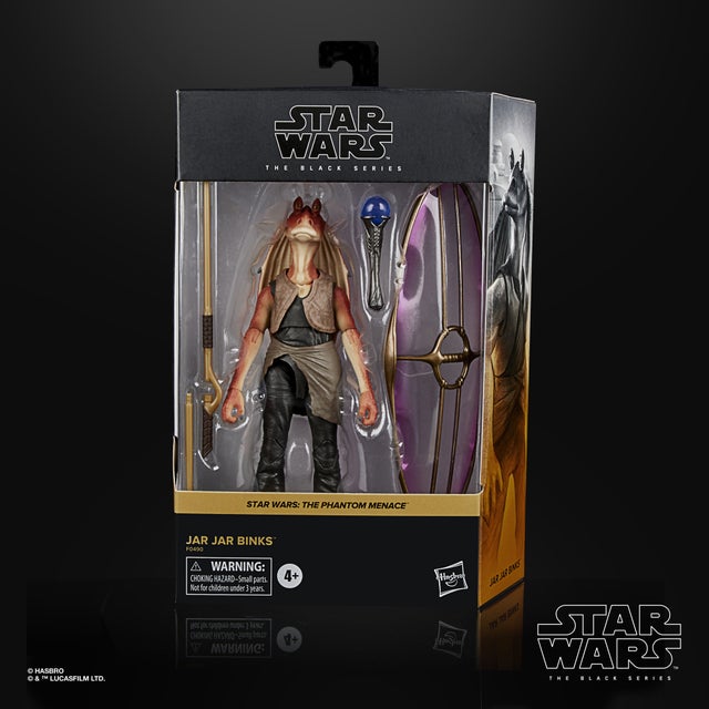 Star Wars The Black Series Jar Jar Binks 6-Inch-Scale Star Wars: The Phantom Menace Collectible Deluxe Action Figure