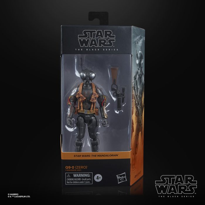 Star Wars The Black Series Q9-0 (ZERO) Toy 6-Inch-Scale The Mandalorian Collectible Figure,