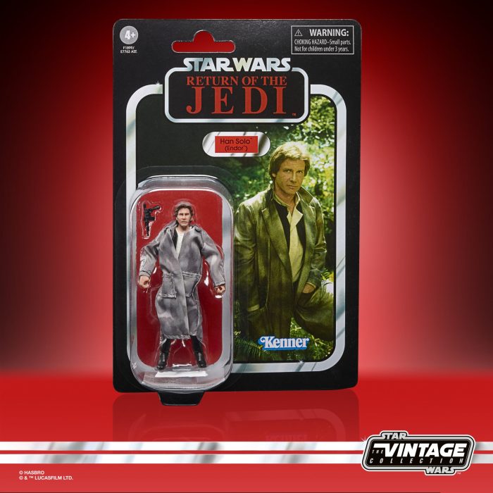 Star Wars The Vintage Collection Han Solo (Endor) Toy, 3.75-Inch-Scale Star Wars: Return of the Jedi Action Figure